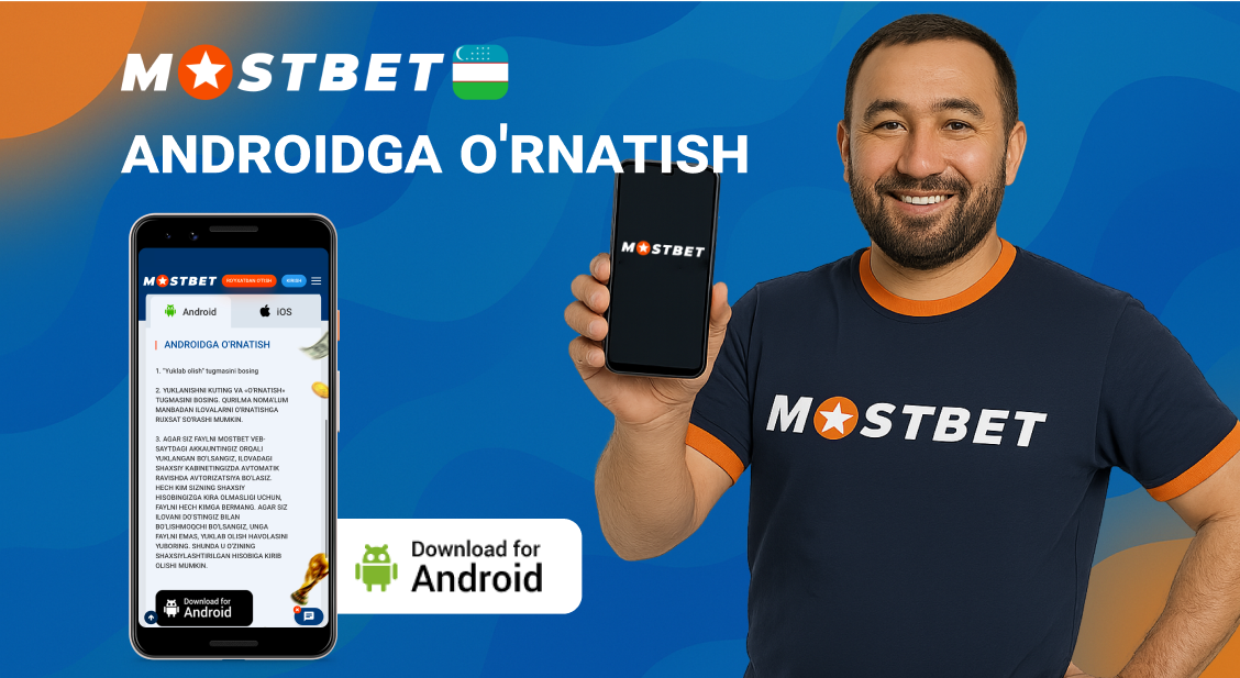 Mostbet Android ilovasini yuklash