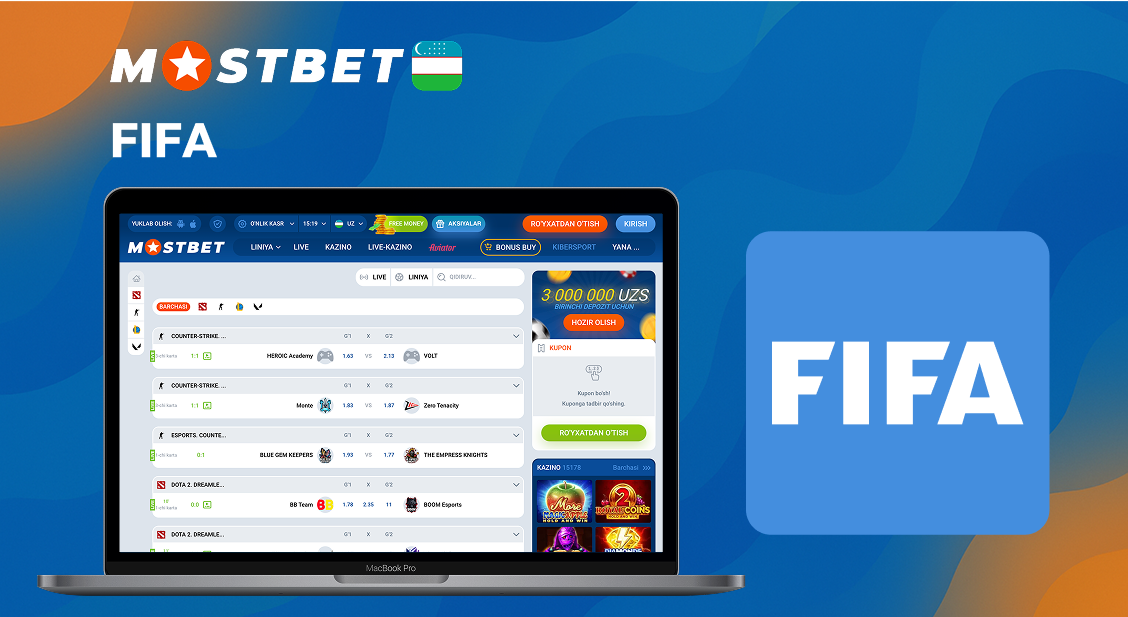 Mostbet FIFA onlayn sport tikishi