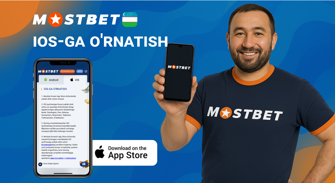 Mostbet iOS ilovasini yuklash
